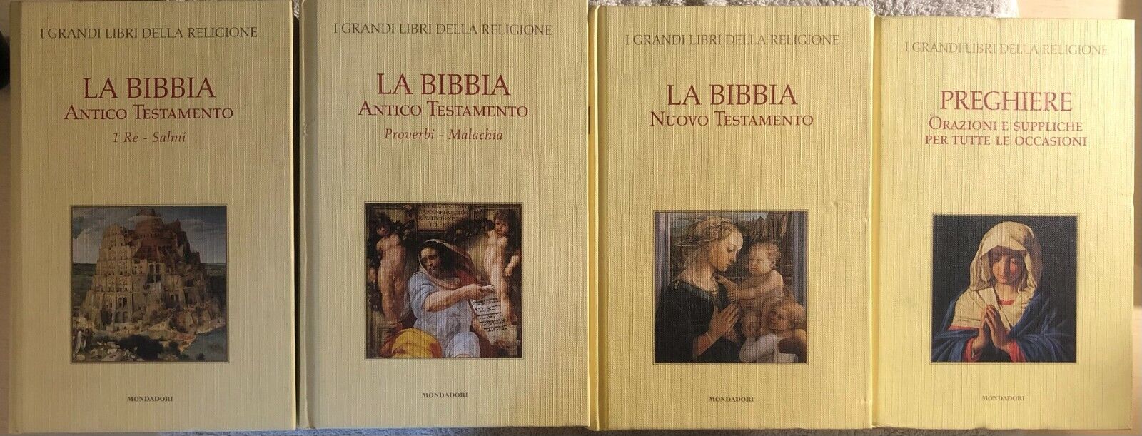 La Bibbia I grandi libri della religione 1-3-4-14 di Aa.vv.,  2006,  Mondadori