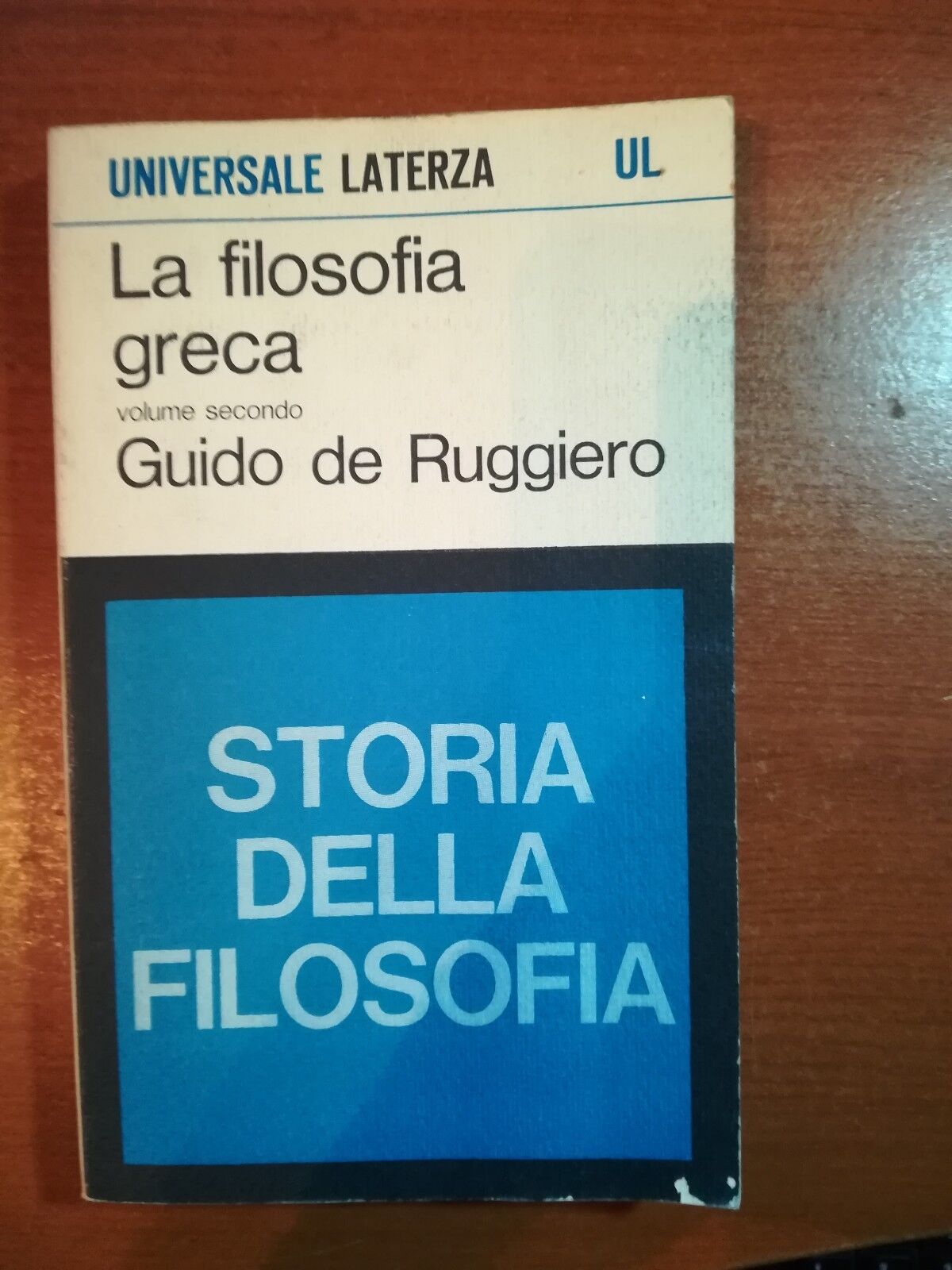 La filosofia greca Vol.2 - Guido de Ruggiero - Laterza - 1967  - M