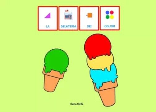 La gelateria dei colori in CAA. Per la memorizzazione dei colori di Ilaria Stel