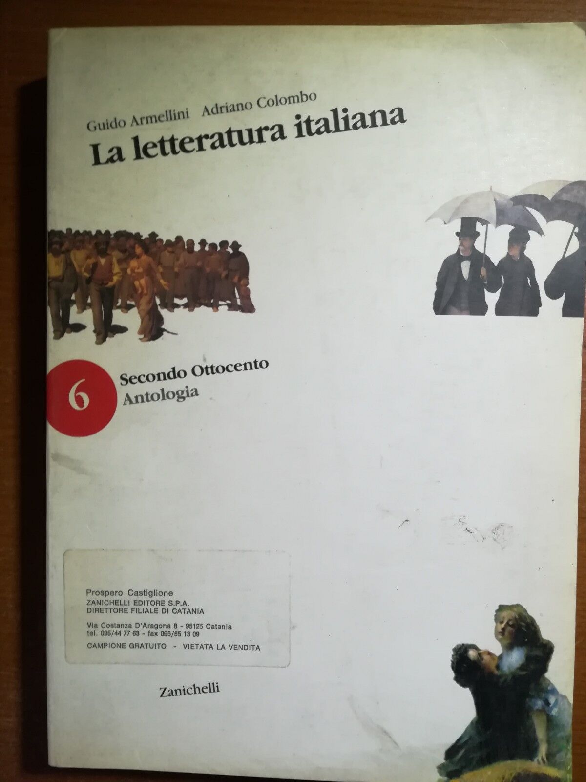 La letteratura italiana - G.Armellini,A.Colombo - Zanichelli - 1999  - M