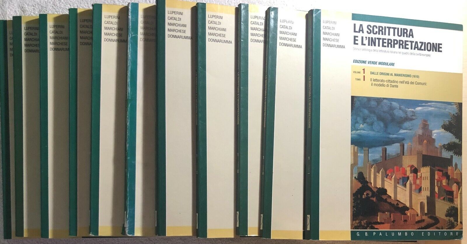 La scrittura e L'interpretazione 1-2 Tomo I-IX+Strumenti 1-2 di Luperini,  1998,