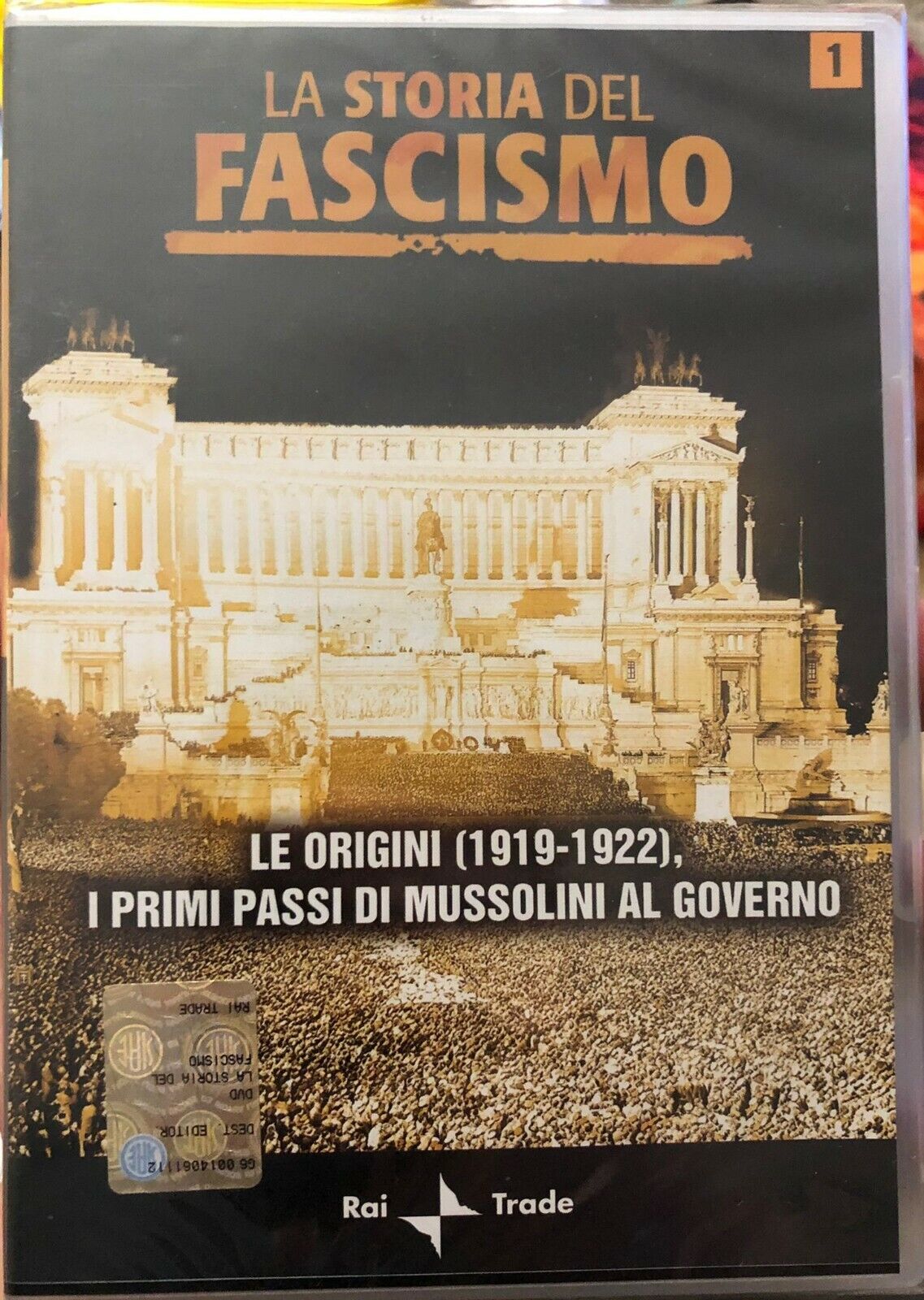La storia del Fascismo n. 1 DVD di Rai Trade,  2022,  La Sicilia