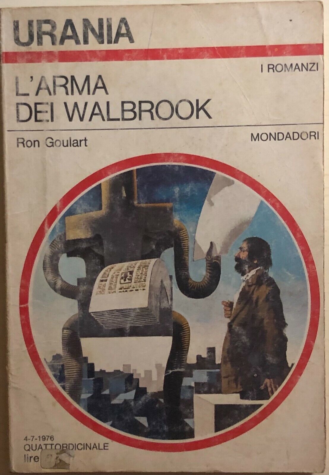 L'arma dei Walbrook di Ron Goulart, 1976, Mondadori