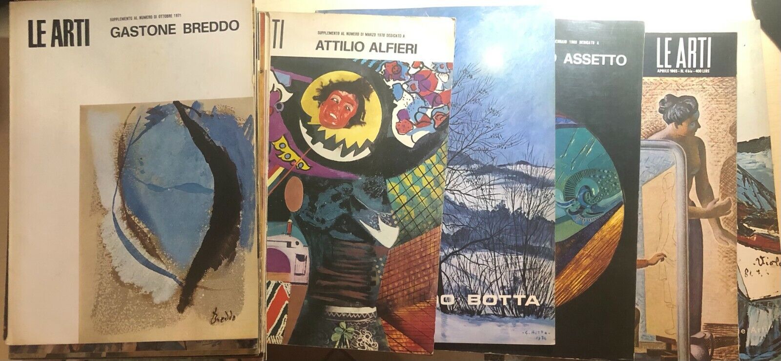 Le arti 34 numeri/supplementi  di Aa.vv.,  1965,  Le Arti S.p.a.