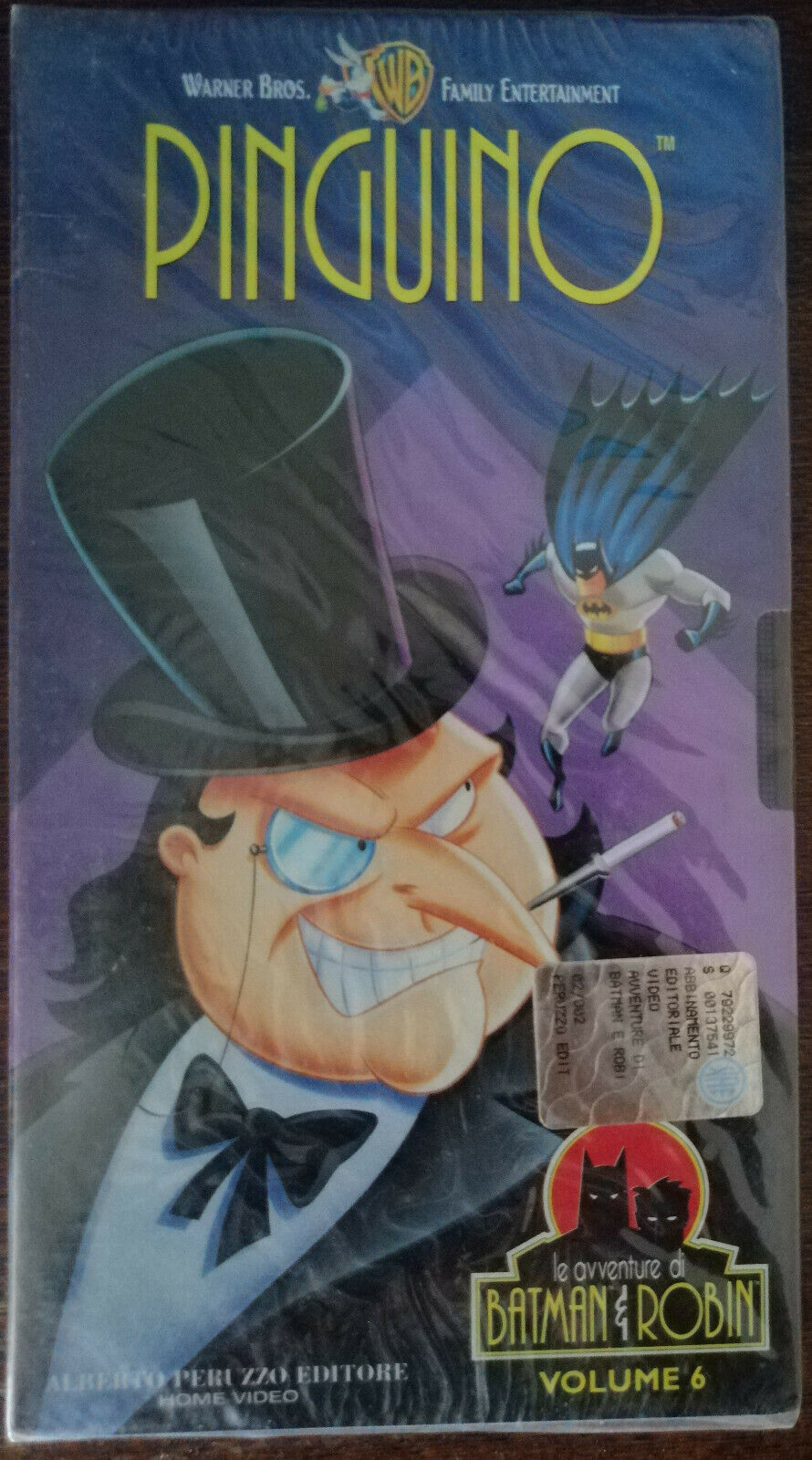 Le avventura di Batman e Robin, Pinguino, vol.6 - Alberto Peruzzo,1997 - VHS - A