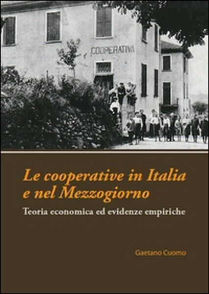 Le cooperative in Italia e nel Mezzogiorno. Teoria economica ed evidenze empiric