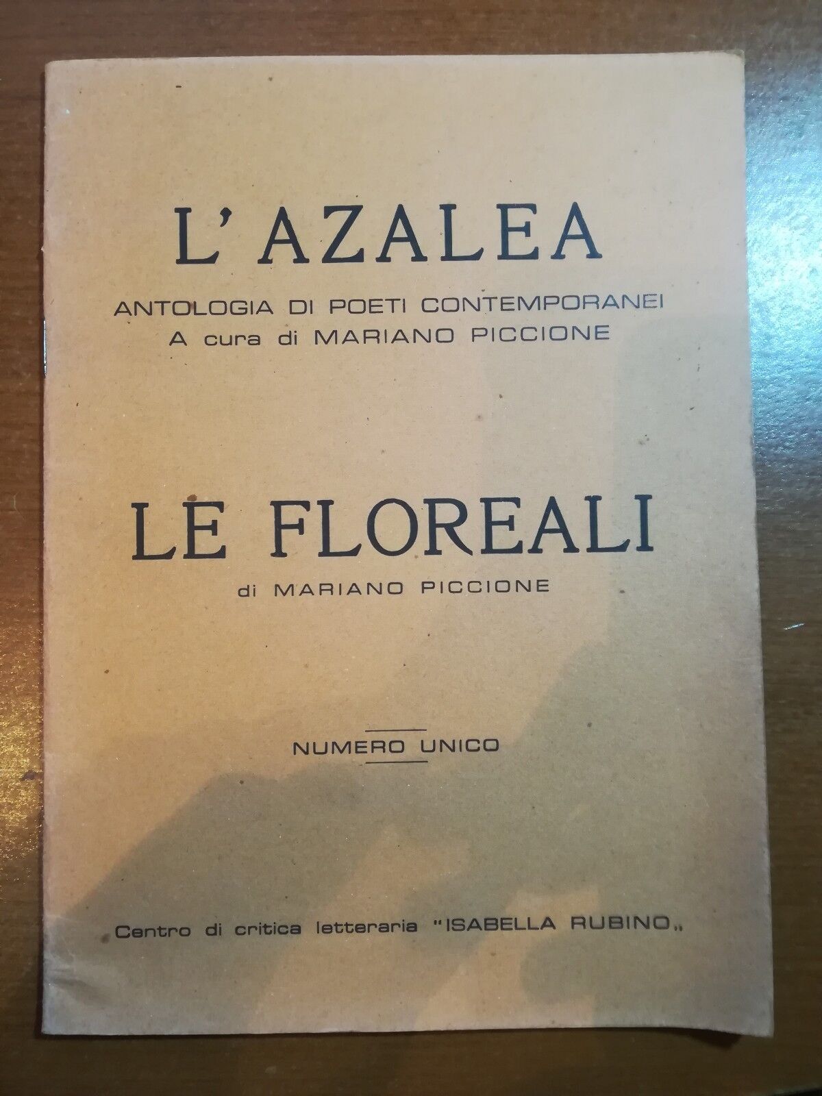 Le floreali - Mariano Piccione - Rubino - 1977 - M