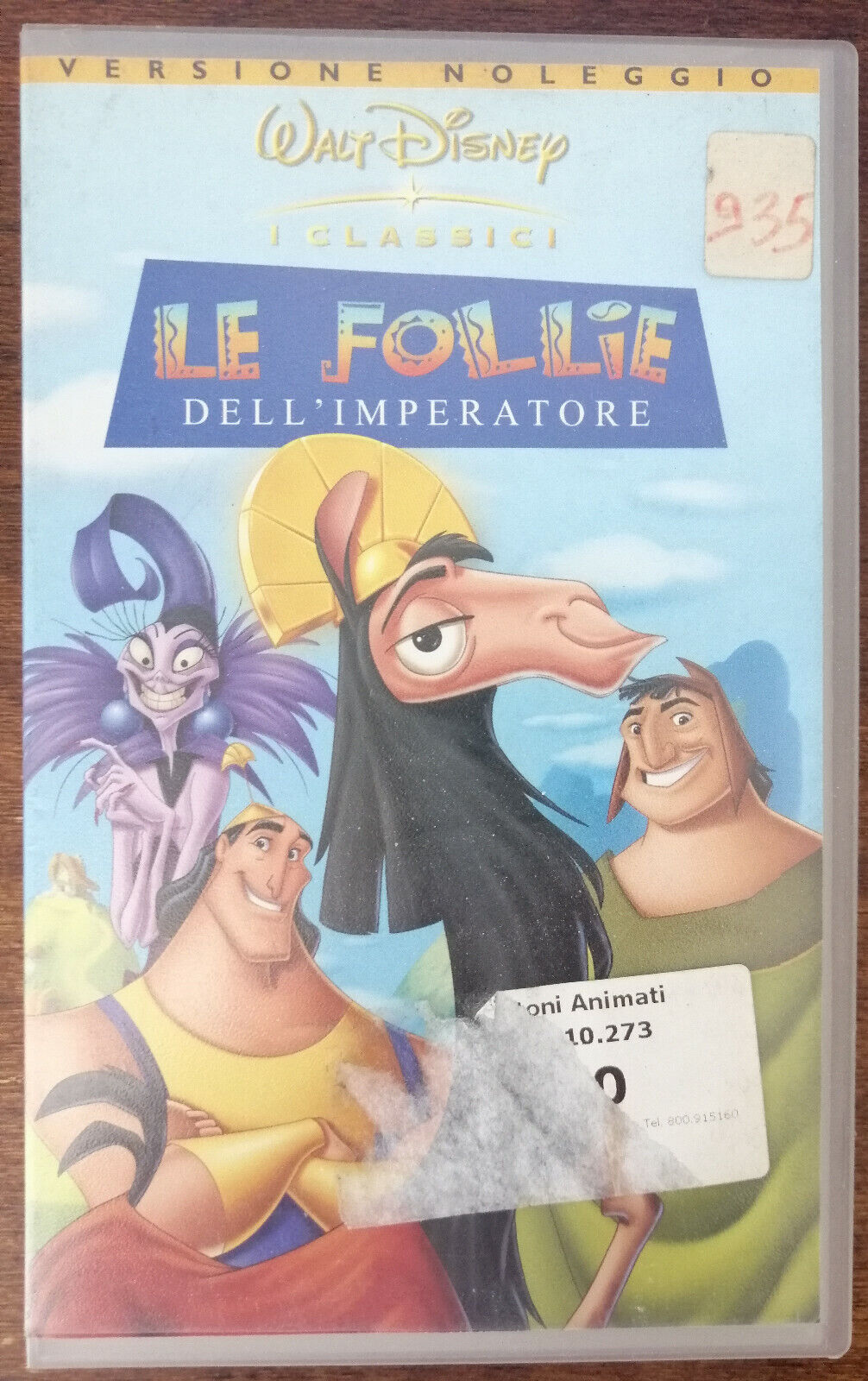 Le follie dell'imperatore - Walt Disney - VHS - 2001 - A