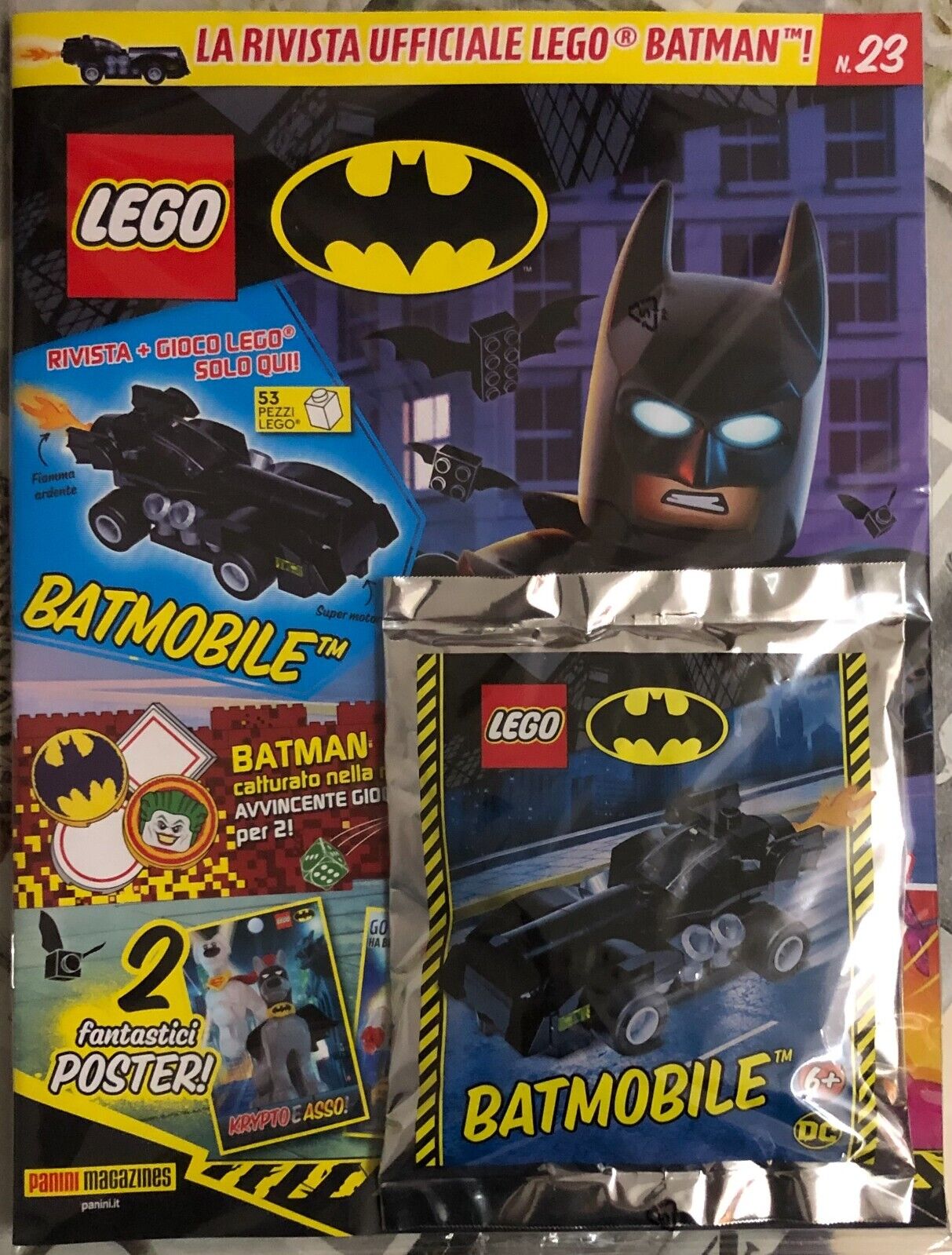 Lego Batman 23+Batmobile di Lego, 2022, Panini Magazines