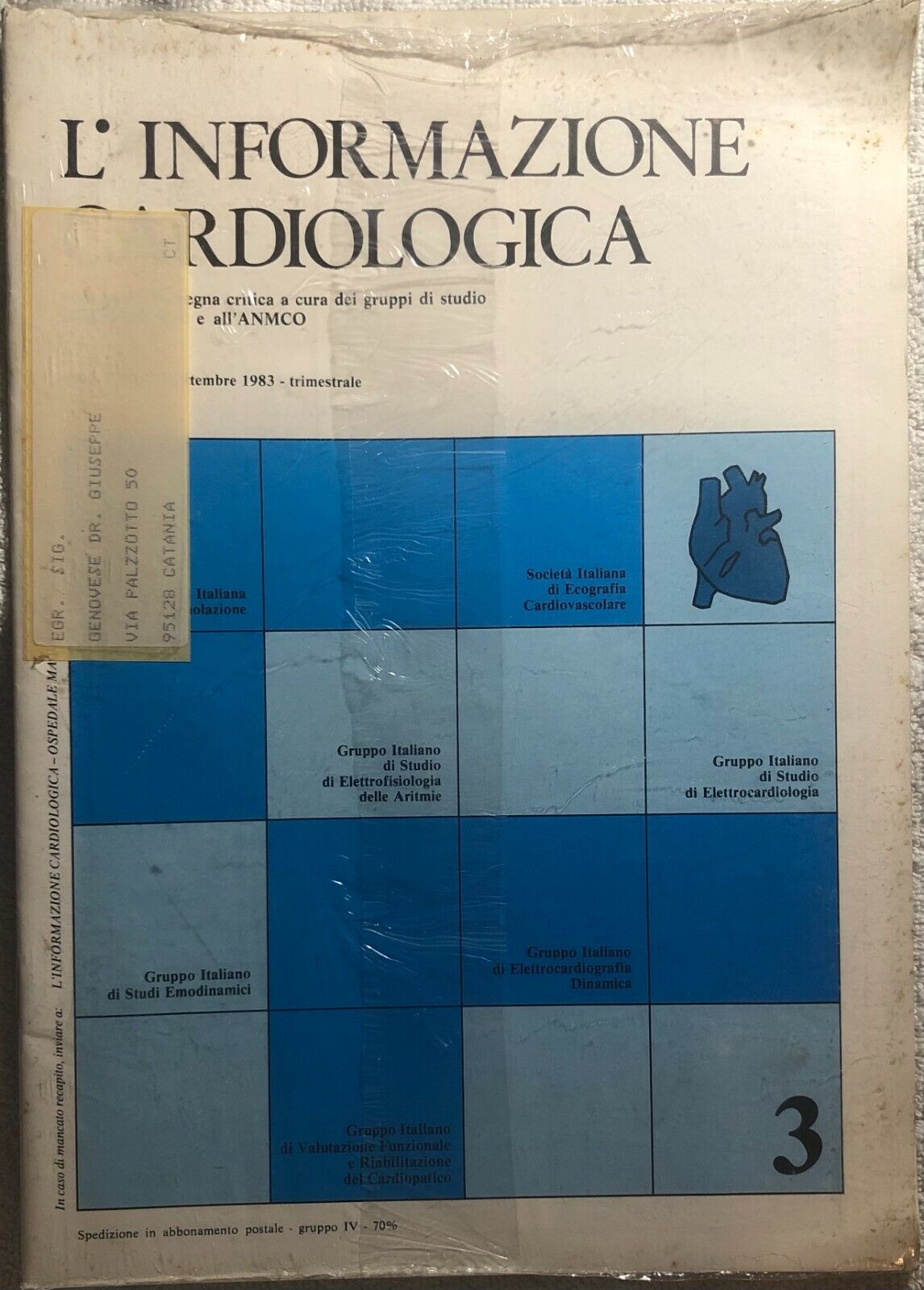 L'informazione cardiologica 3 di Aa.vv.,  1983,  Anmco