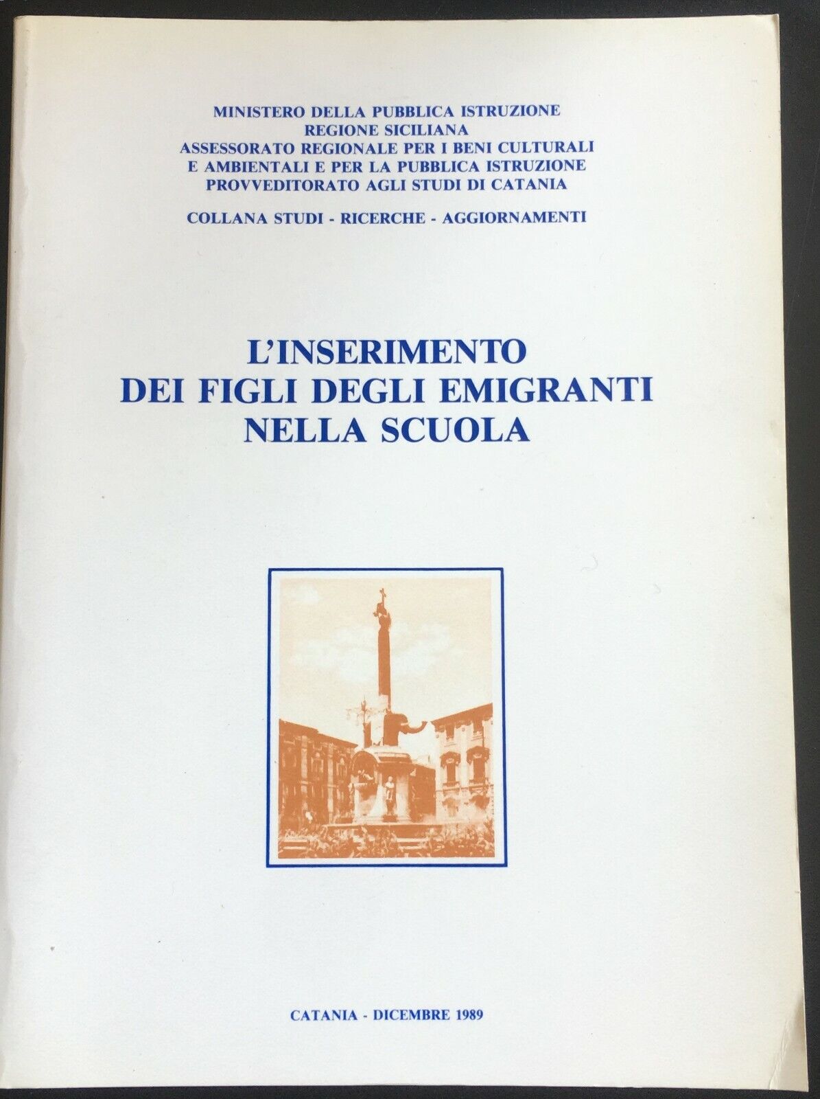 L'inserimento dei figli degli emigranti nella scuola - Autori Vari - 1999 - P