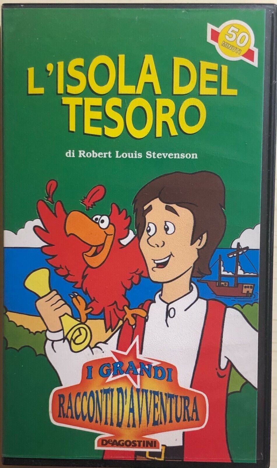 L'isola del tesoro VHS di Robert Louis Stevenson,  1993,  Deagostini