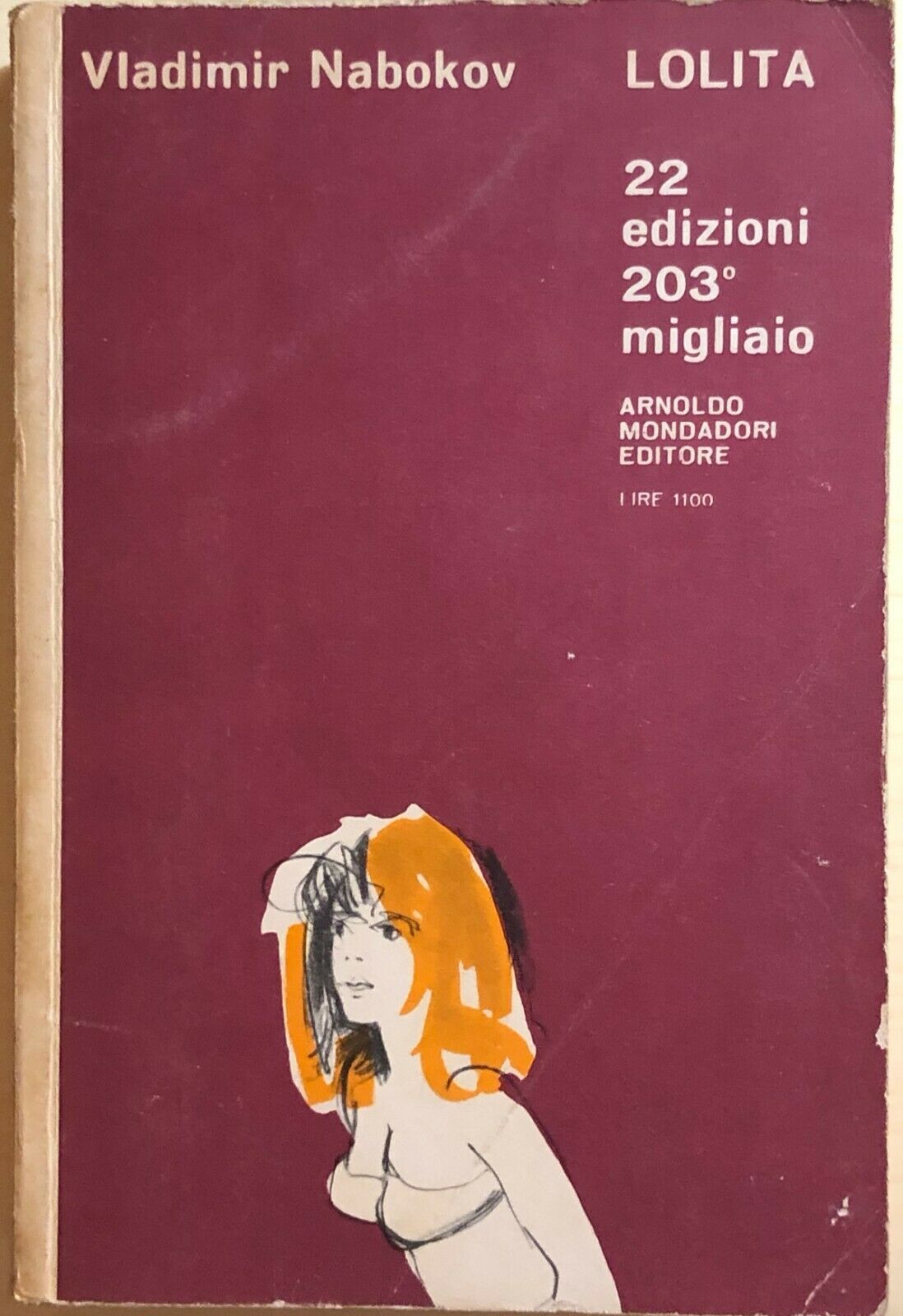 Lolita di Vladimir Nabokov, 1963, Arnoldo Mondadori Editore