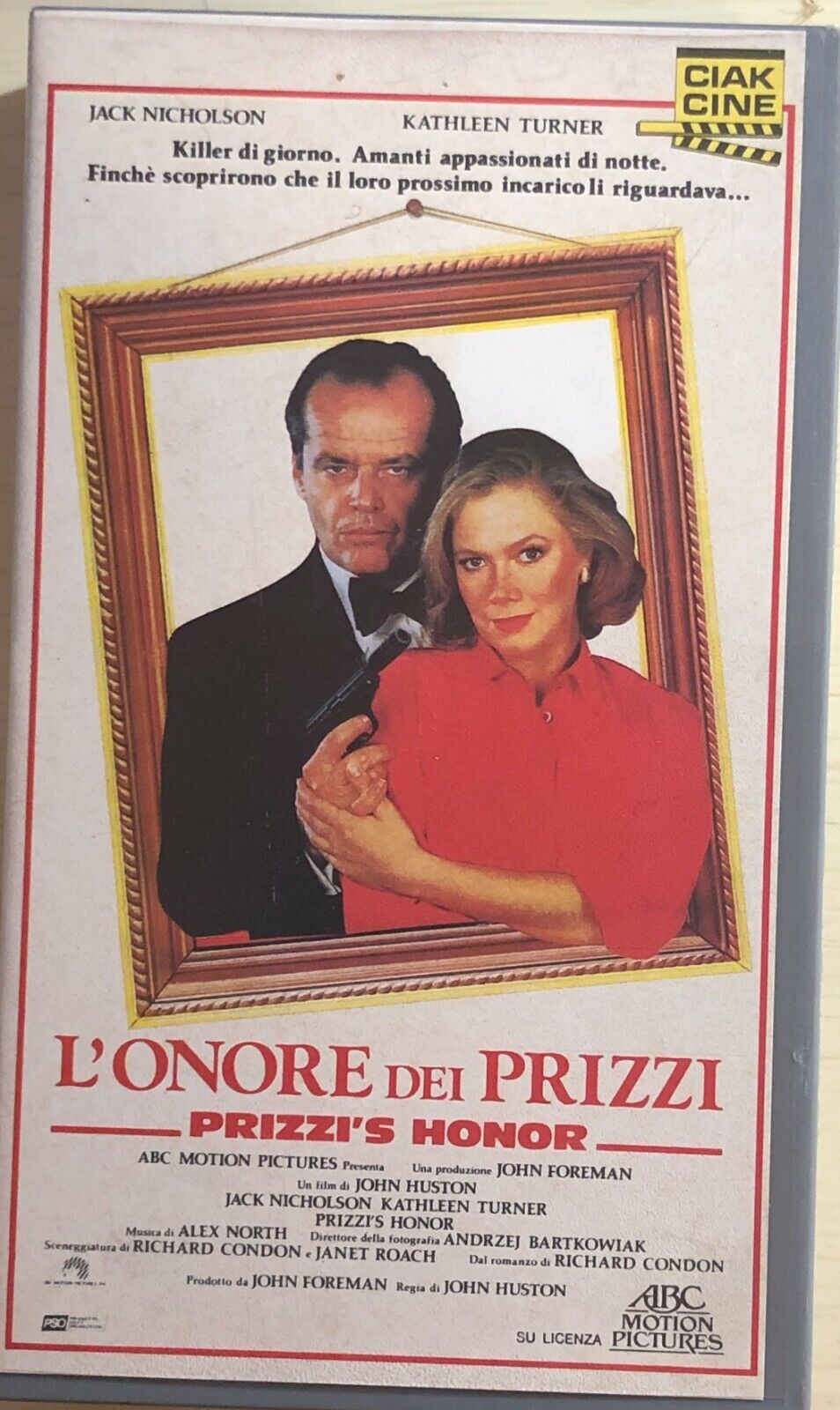 L'onore dei Prizzi VHS di John Huston, 1988, Abc Motion Pictures
