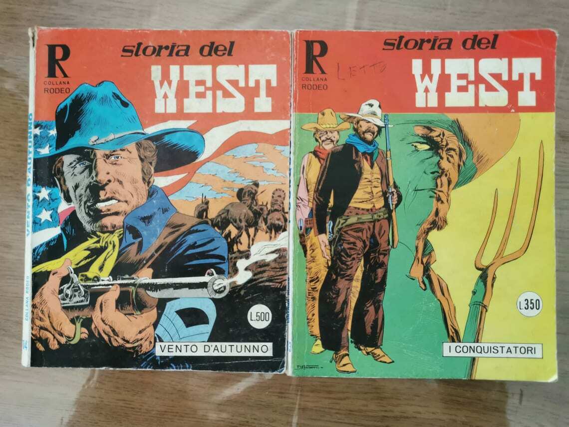 Lotto 2 fumetti Storia del west - AA. VV. - Sergio Bonelli - 1976 - AR