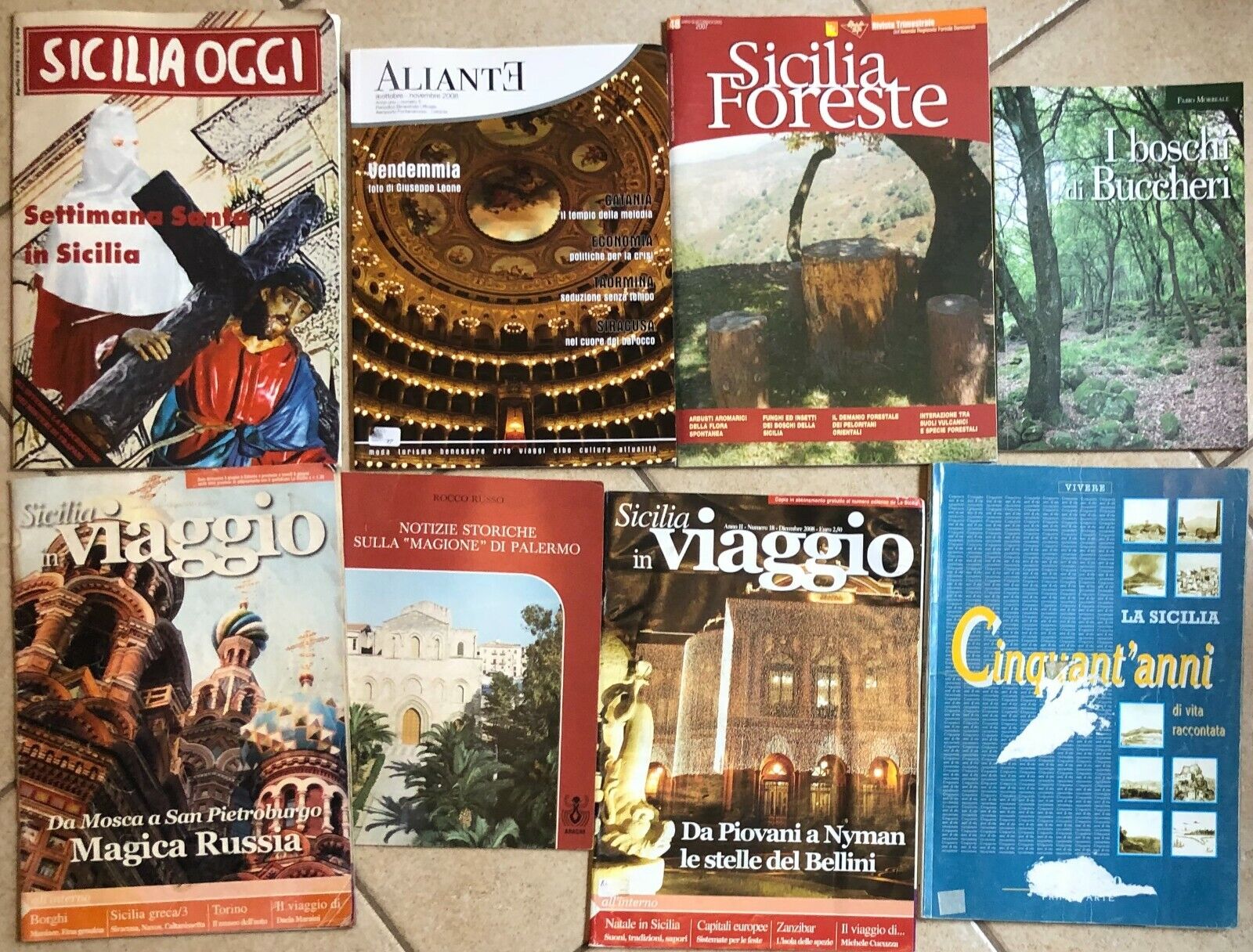 Lotto 51 riviste sulla Sicilia di Aa.vv.,  Ee.vv.