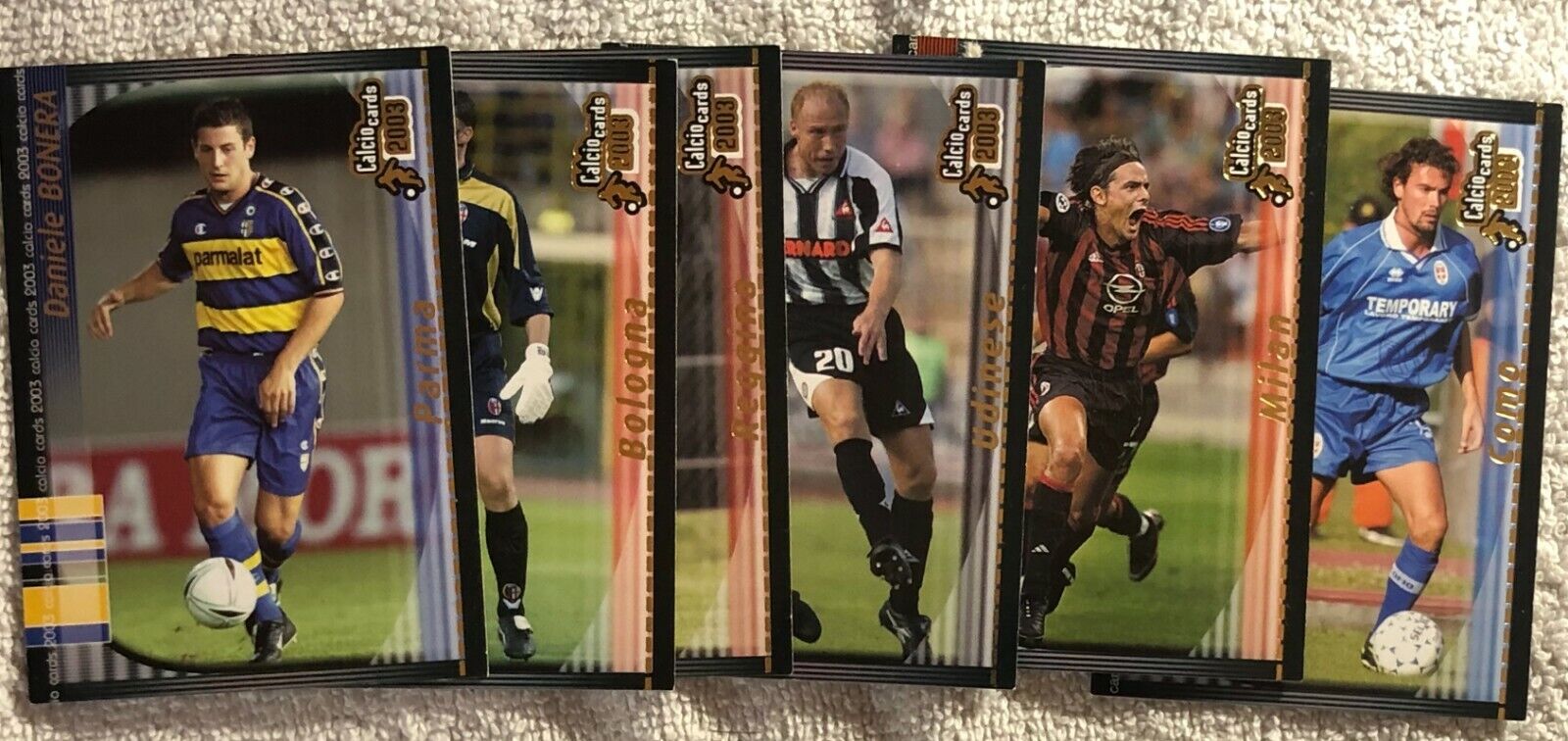 Lotto 6 Calcio cards 2003 di Aa.vv.,  2003,  Panini