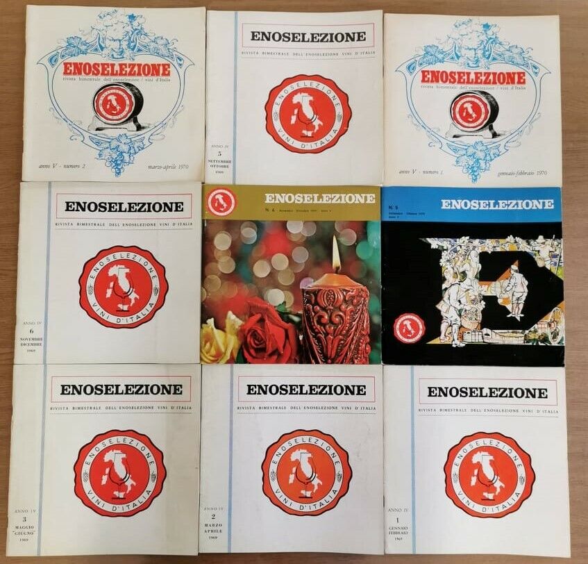 Lotto 9 volumi Enoselezione - AA. VV. - 1970 - AR
