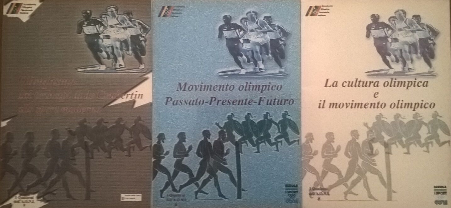 Lotto Tre volumi Olimpiadi - Scuola sport (I quaderni A.O.N.I. 2002-2005) Ca