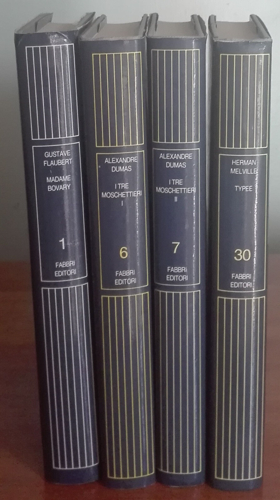 Lotto i grandi della letteratura - Melville, Dumas, Flaubert - Fabbri,1985 - A