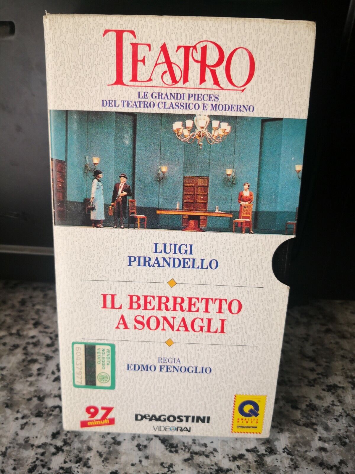 Luigi Pirandello - Il berretto a sonagli -vhs -1970 - deAgostini -F