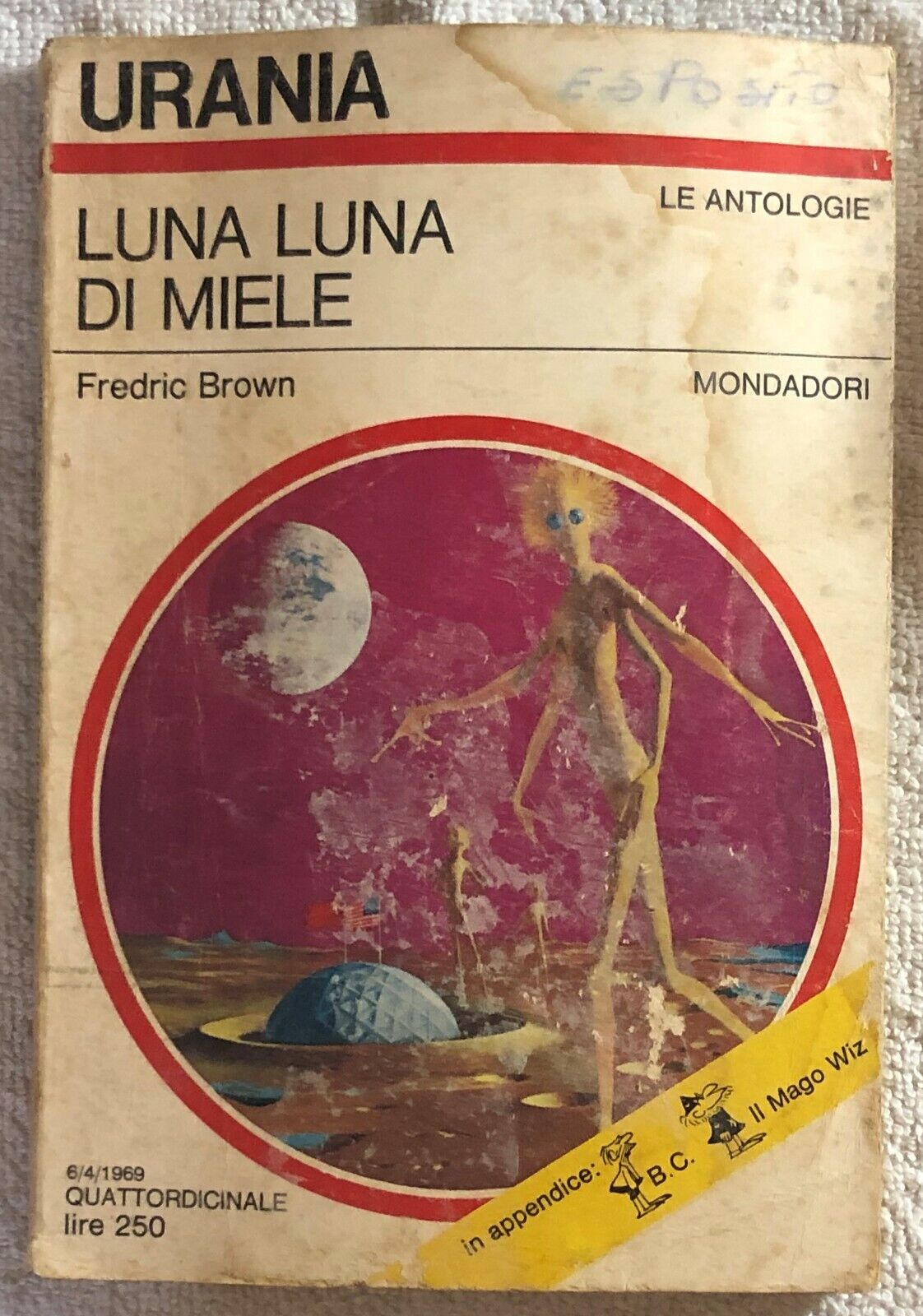 Luna Luna di miele di Fredric Brown,  1969,  Mondadori