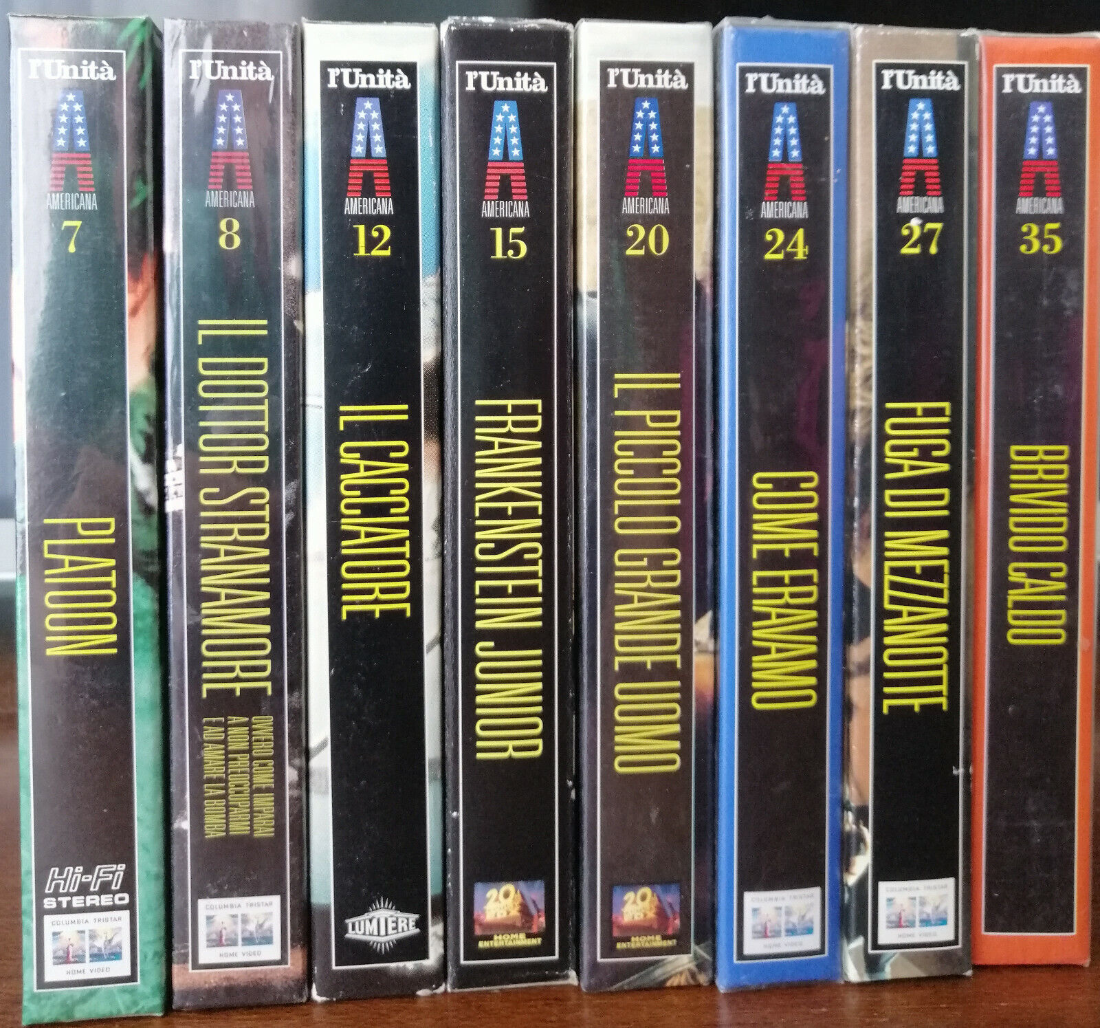 L'unit? Vhs vol. 7,8,12,15,20,24,27,35 - 1996 -  VHS - A