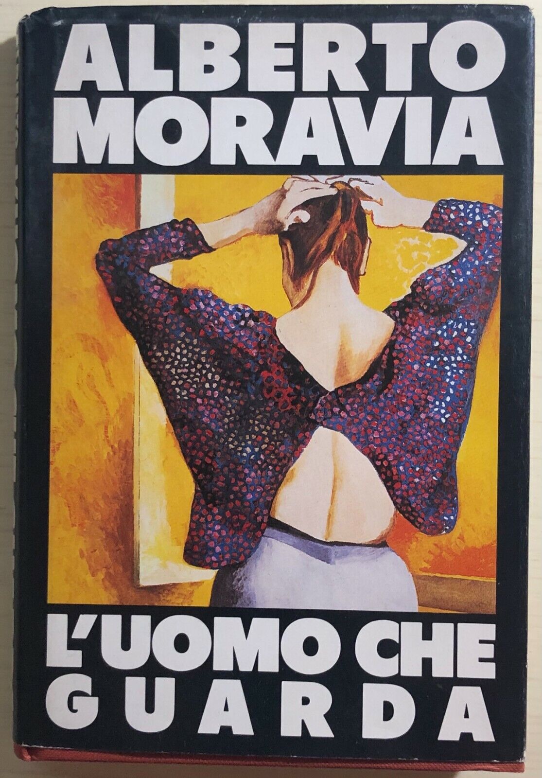 L'uomo che guarda di Alberto Moravia,  1985,  Edizione Cde