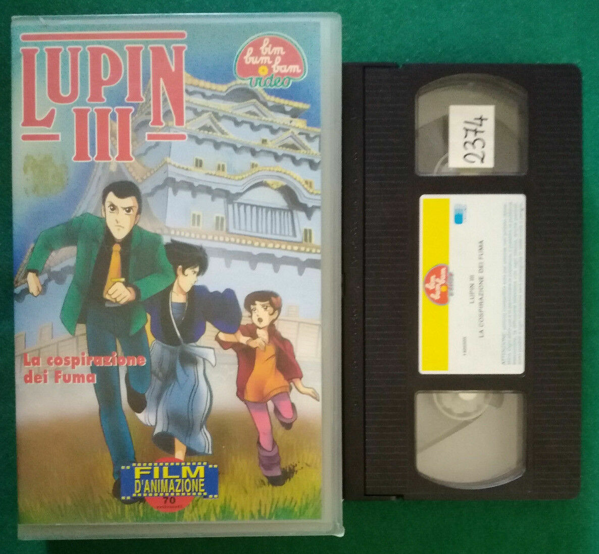 Lupin III - la cospirazione dei fuma - Vhs 1992 - Univideo - F