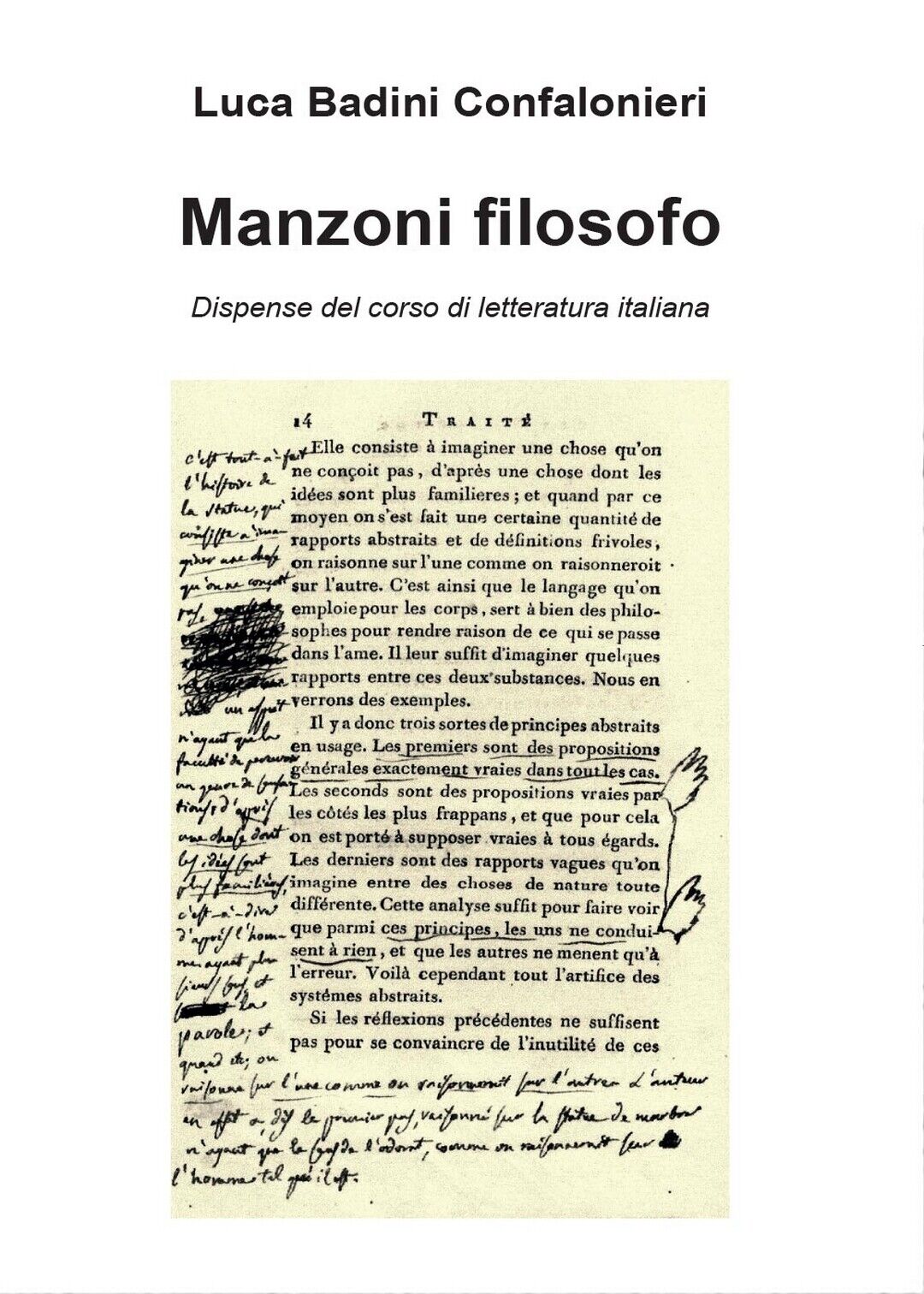 Manzoni filosofo. Dispense del corso di letteratura italiana (L. B.Confalonieri)