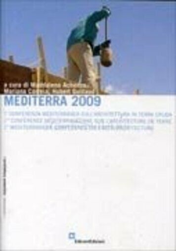 Mediterra 2009 - Con CD-Rom Allegato di Maddalena Achenza, Mariana Correia, Hube