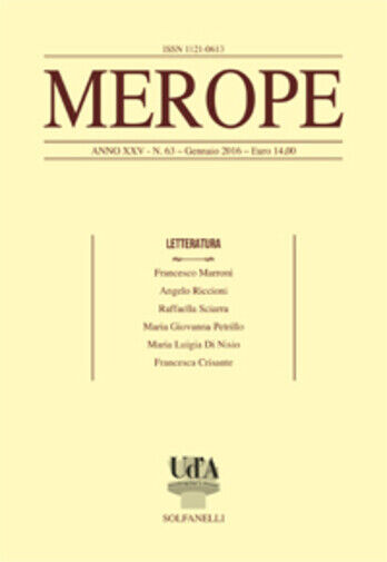 Merope n. 63 di Aa.vv., 2016, E.m. Foster Revisited