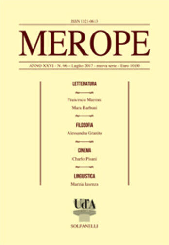 Merope n. 66 di Aa.vv., 2017, E.m. Foster Revisited
