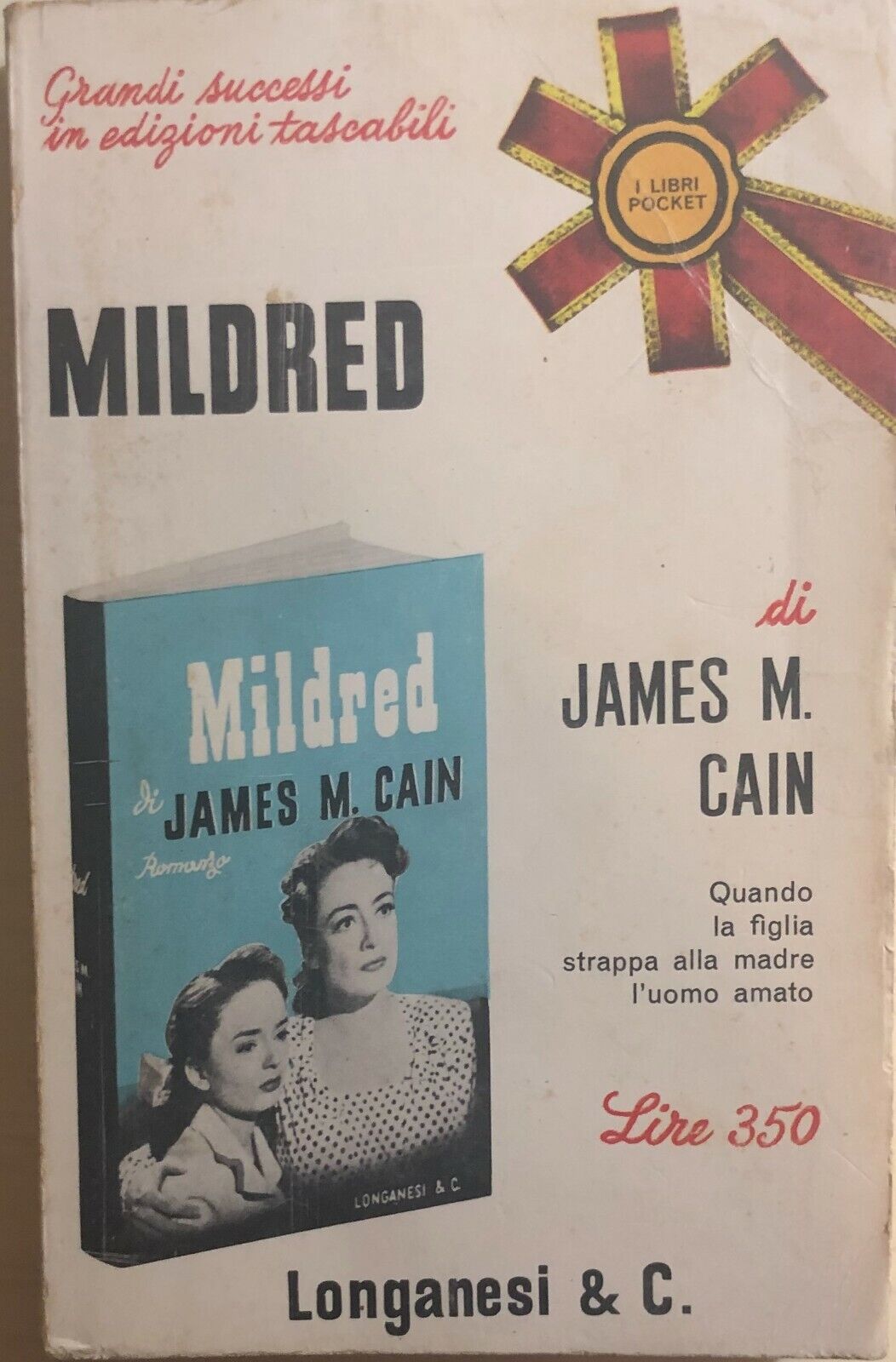 Mildred di James M. Cain, 1966, Longanesi E C.