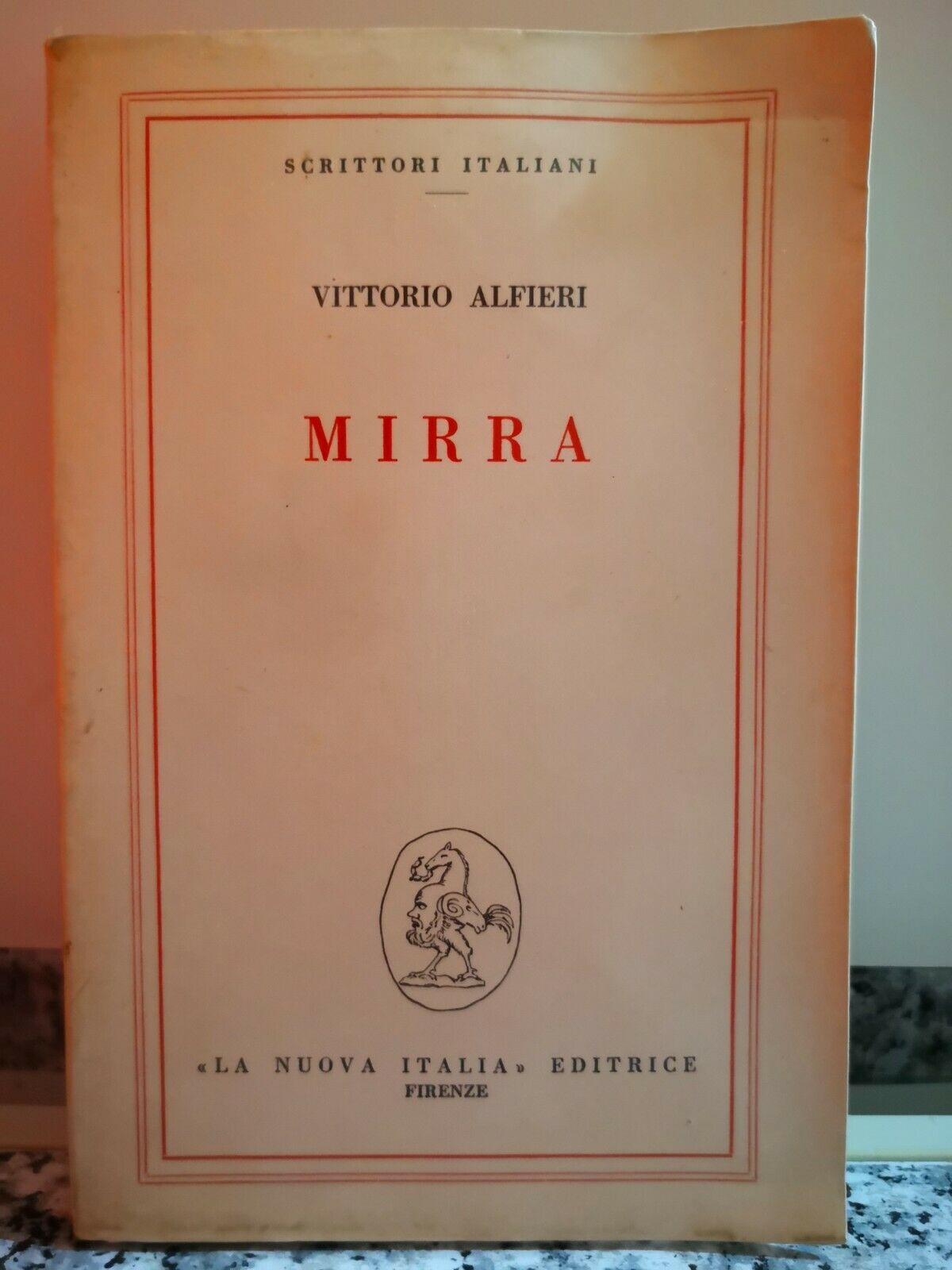 Mirra di Vittorio Alfieri,  1970,  La Nuova Italia-F