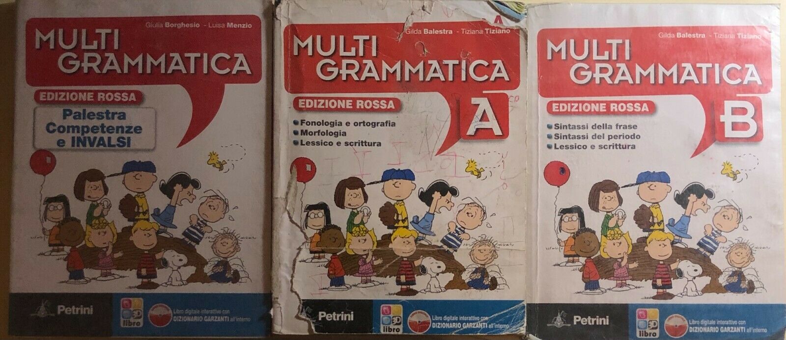 Multi grammatica A+B+invalsi di Balestra-tiziano,  2013,  Petrini