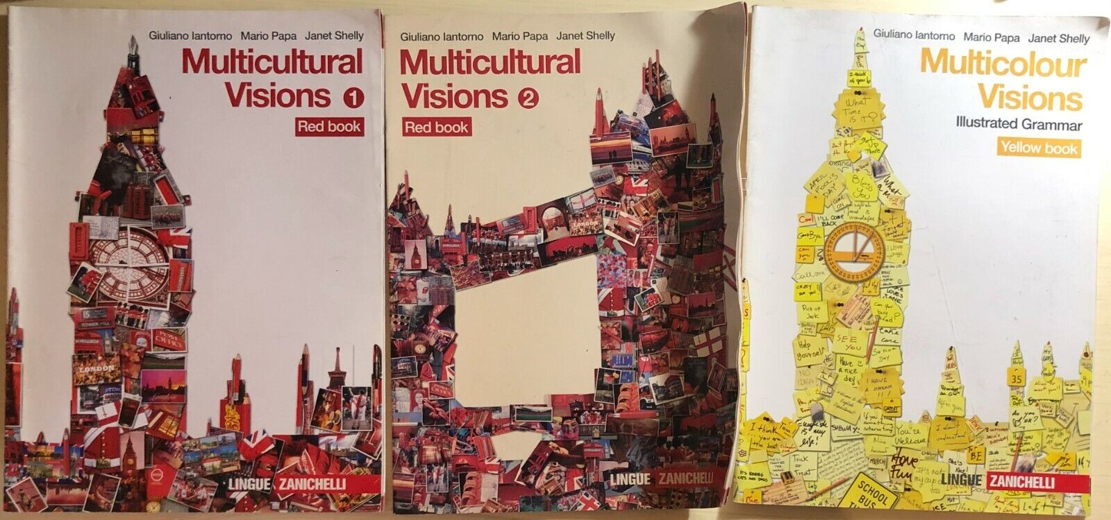 Multicultural visions red book 1-2 e green, yellow di Aa.vv., 2008, Zanichelli