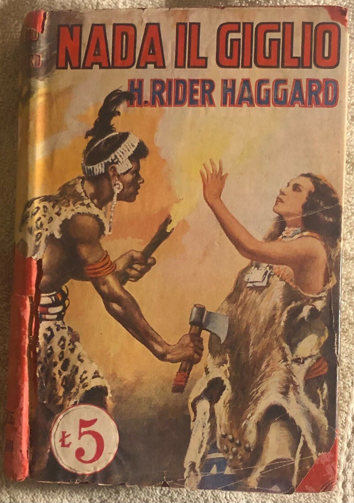  Nada il giglio di H. Rider Haggard,  1936,  Sonzogno