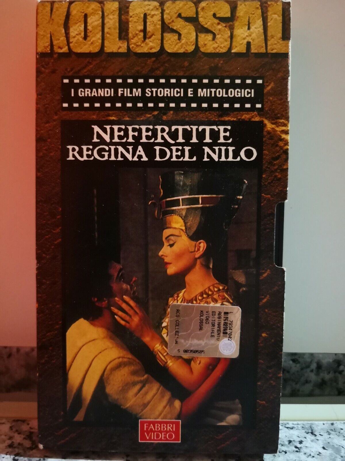 Nefertite  Regina del Nilo- Vhs-1961-Fabbri video-F