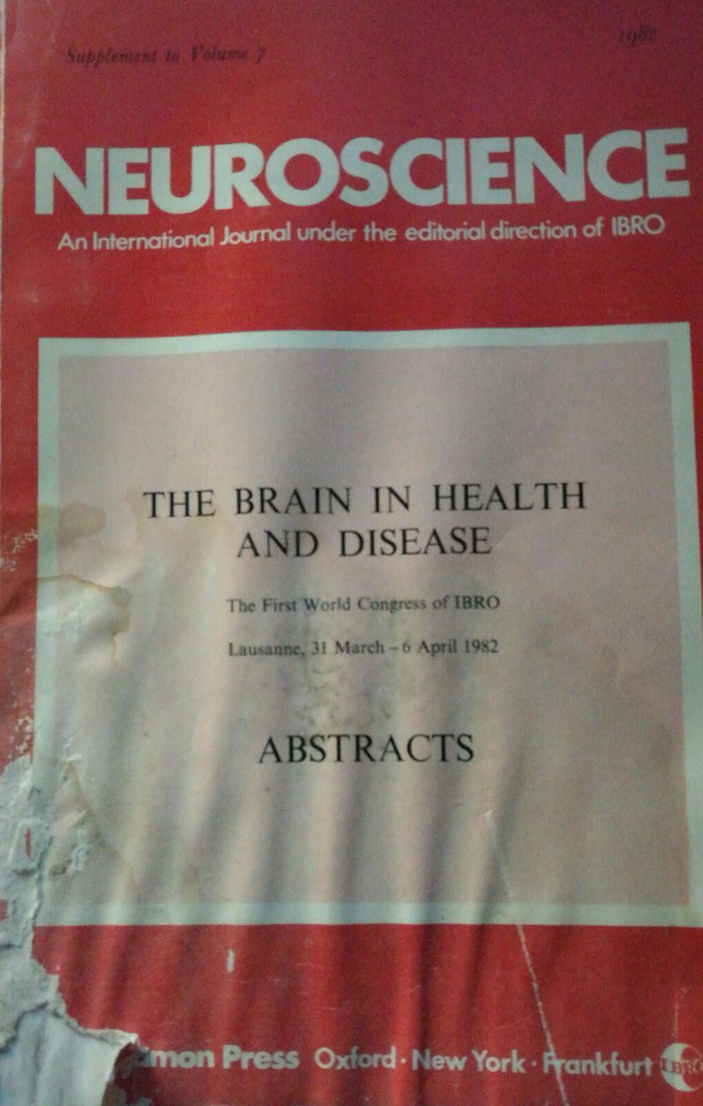 Neuroscience - Aa. Vv. - 1982 - Abstracts - lo