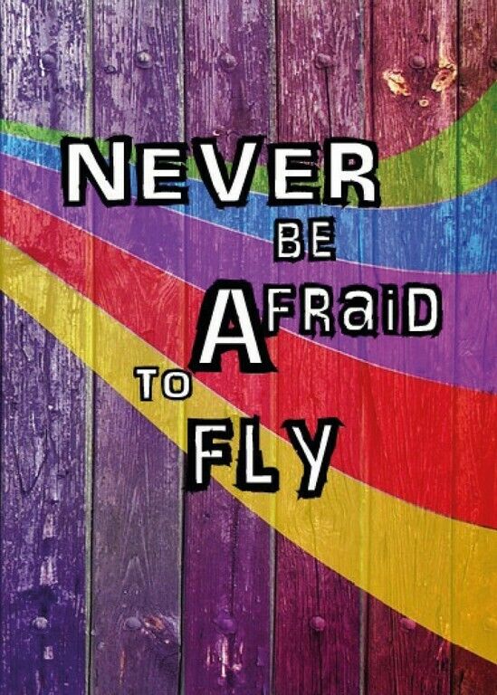 Never be afraid to fly  di Aa. Vv.,  2017,  Youcanprint
