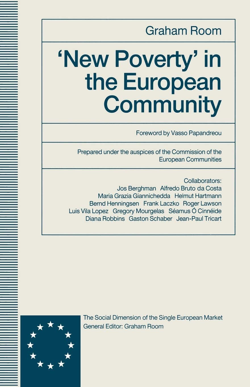`New Poverty' in the European Community - Graham Room - Palgrave, 1990