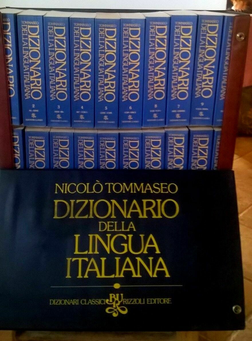 Nicol? Tommaseo -dizionario della lingua italiana - 20 Volumi con Cofanetto 1977