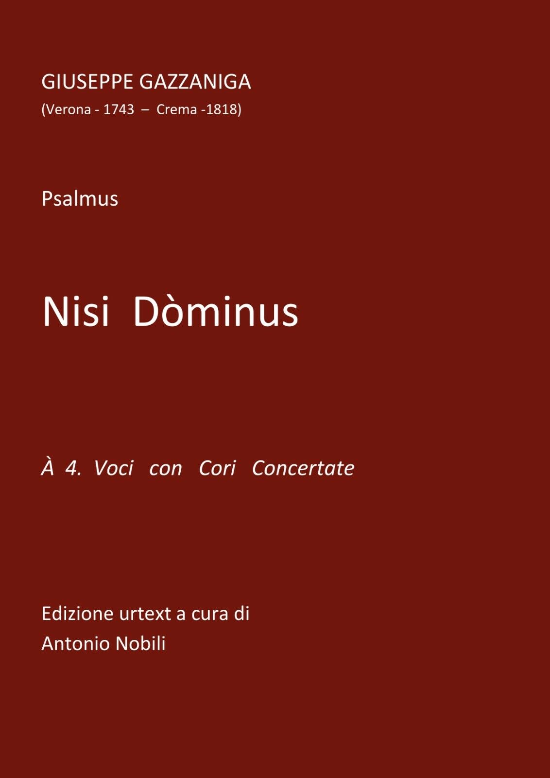 Nisi D?minus di Antonio Nobili,  2019,  Youcanprint