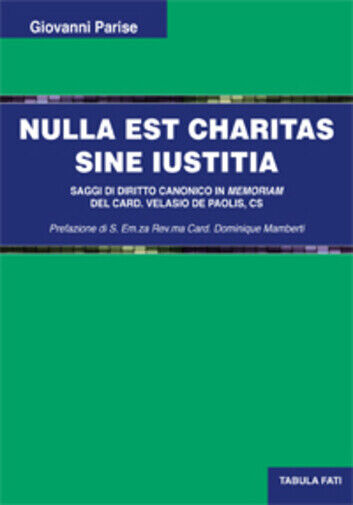 Nulla est charitas sine iustitia di Giovanni Parise, 2018, Tabula Fati