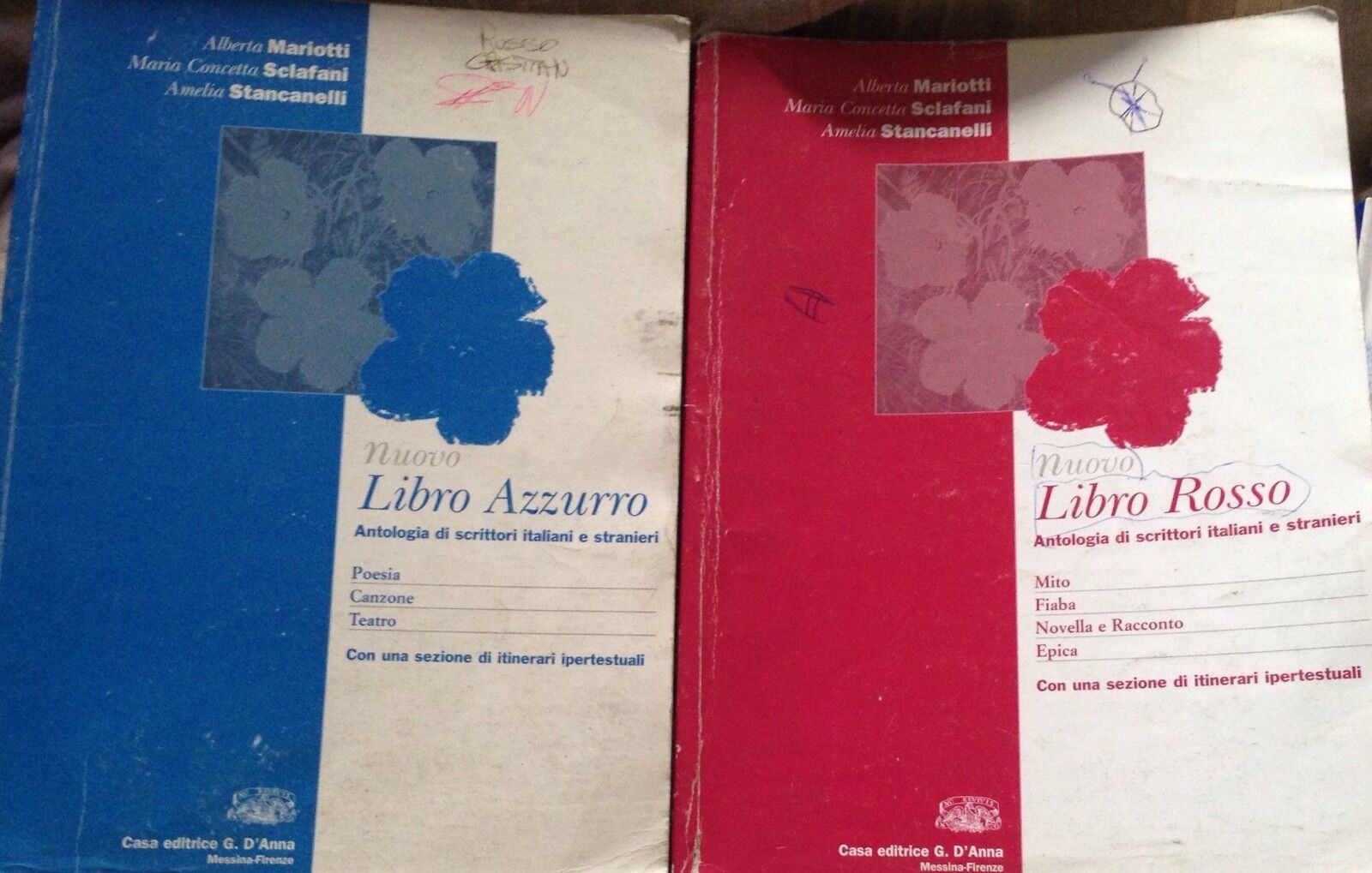 Nuovo Libro Rosso-Azzurro - A. Mariotti - G.D'Anna - 2000 - MP