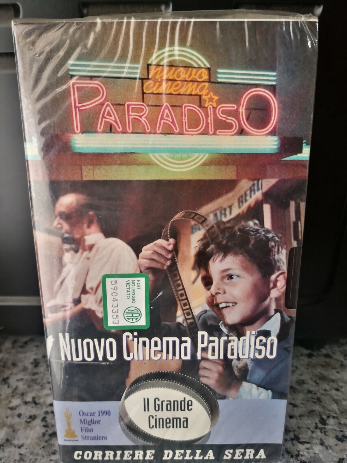 Nuovo cinema paradiso -Vhs - 1988- corriere della sera - F