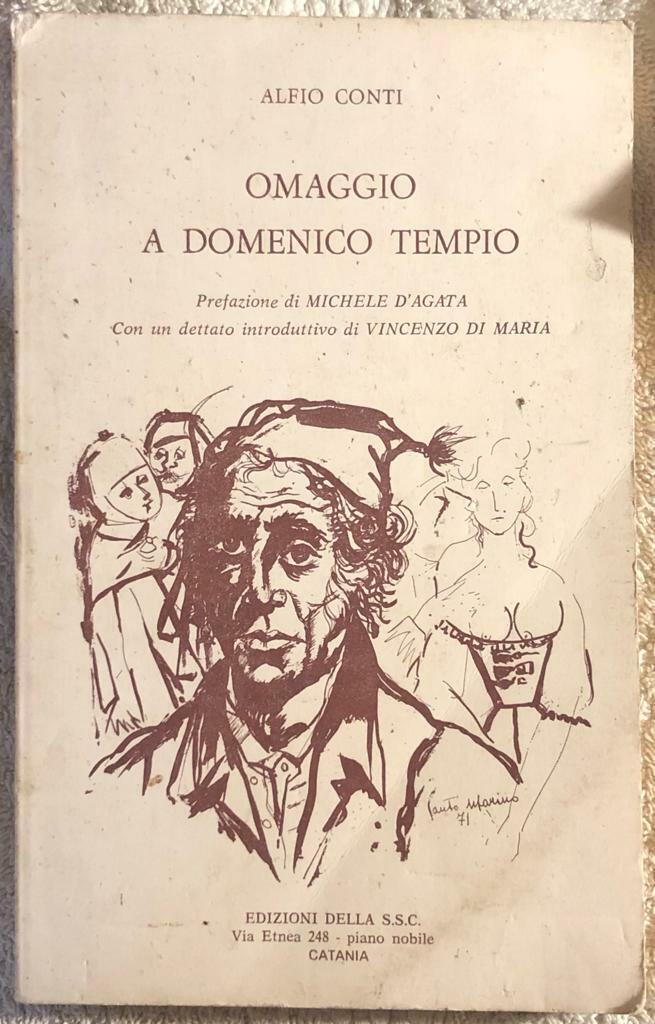 Omaggio a Domenico Tempio di Alfio Conti,  1973,  Edizione Della Ssc