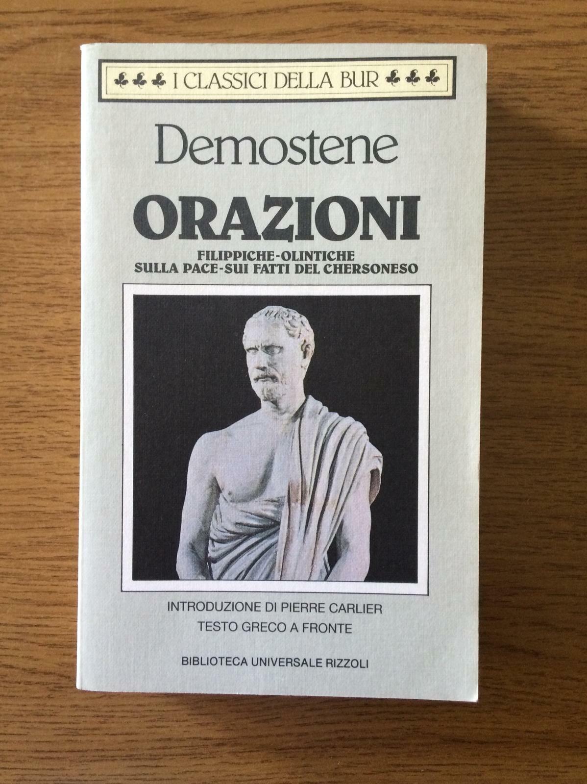Orazioni - Demostene - Biblioteca Universale Rizzoli - 1992 - AR