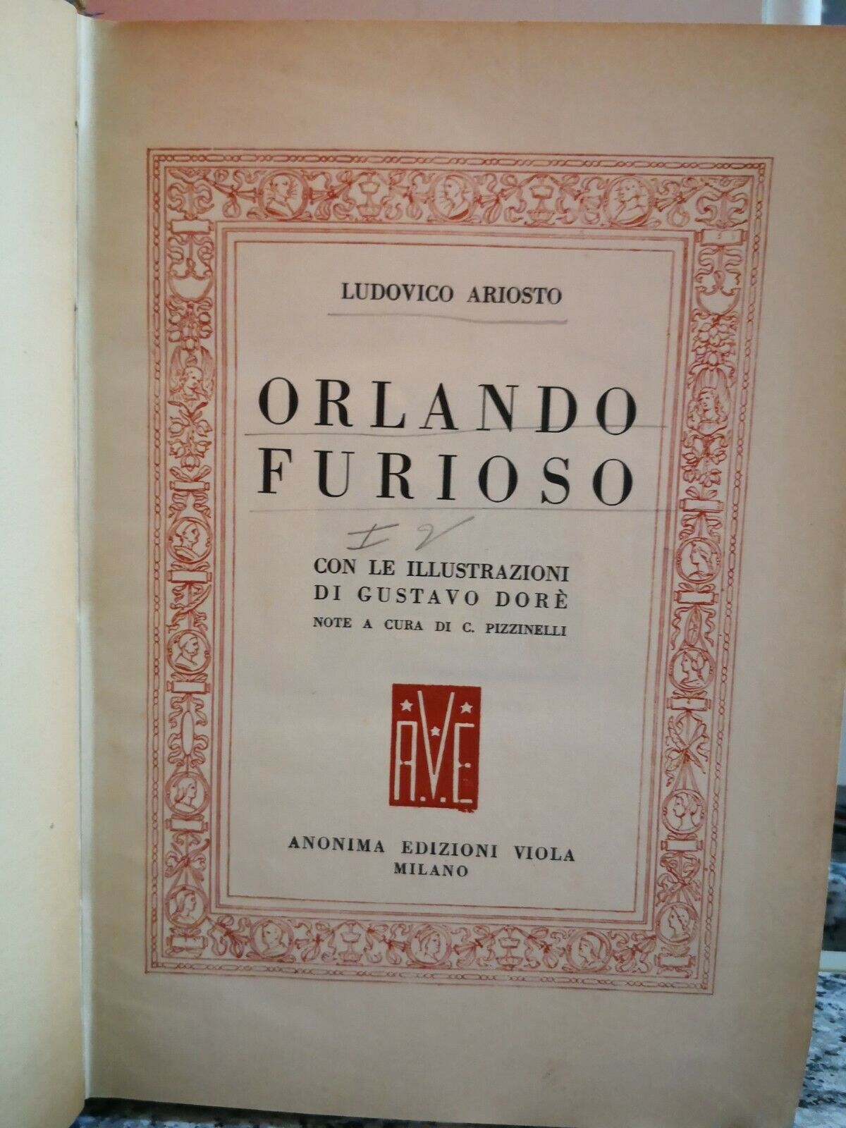 Orlando Furioso  di Ludovico Ariosto,  1954,  Viola Mi -F